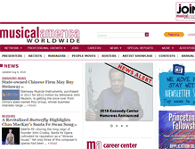 Tablet Screenshot of musicalamerica.com